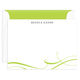 Elegant Flourish Flat Note Cards Image 6 of 8